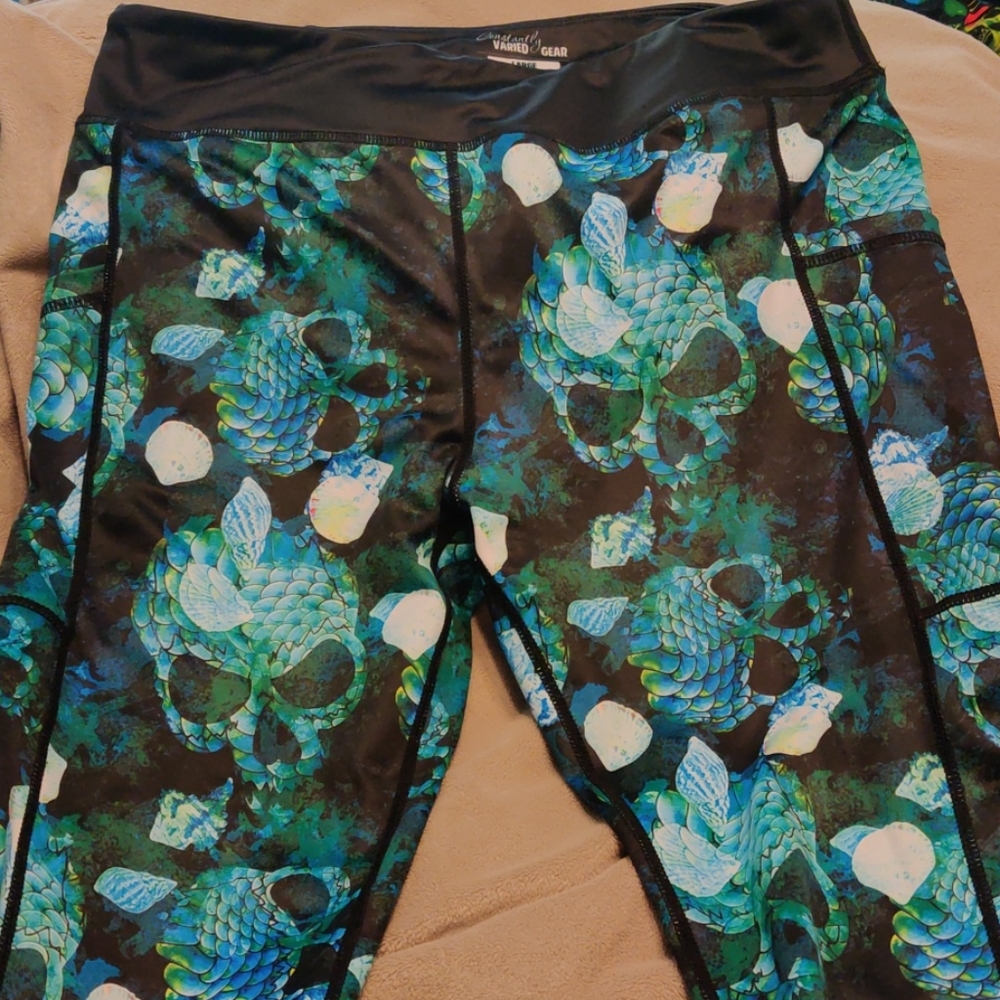 Mermaid Skull Tights